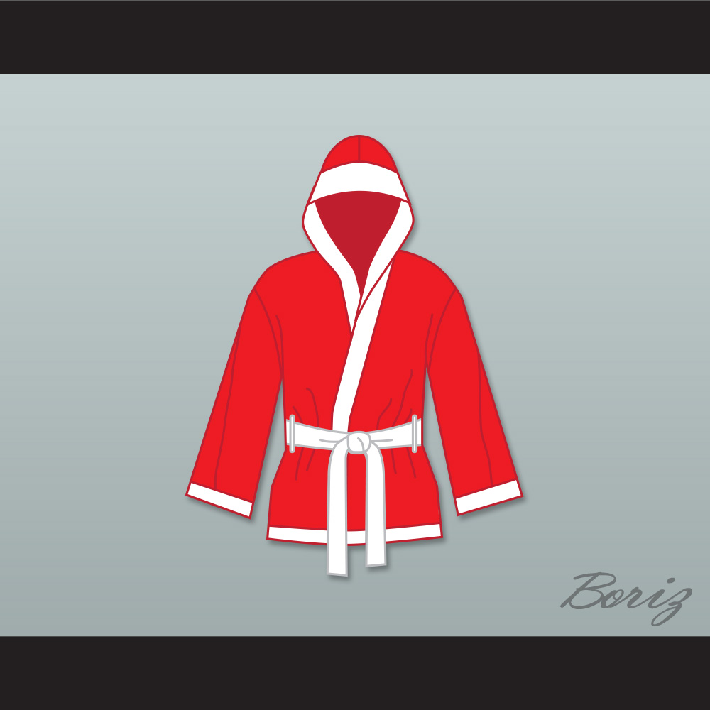Muhammad Ali Red Half Robe Hood 1.jpg