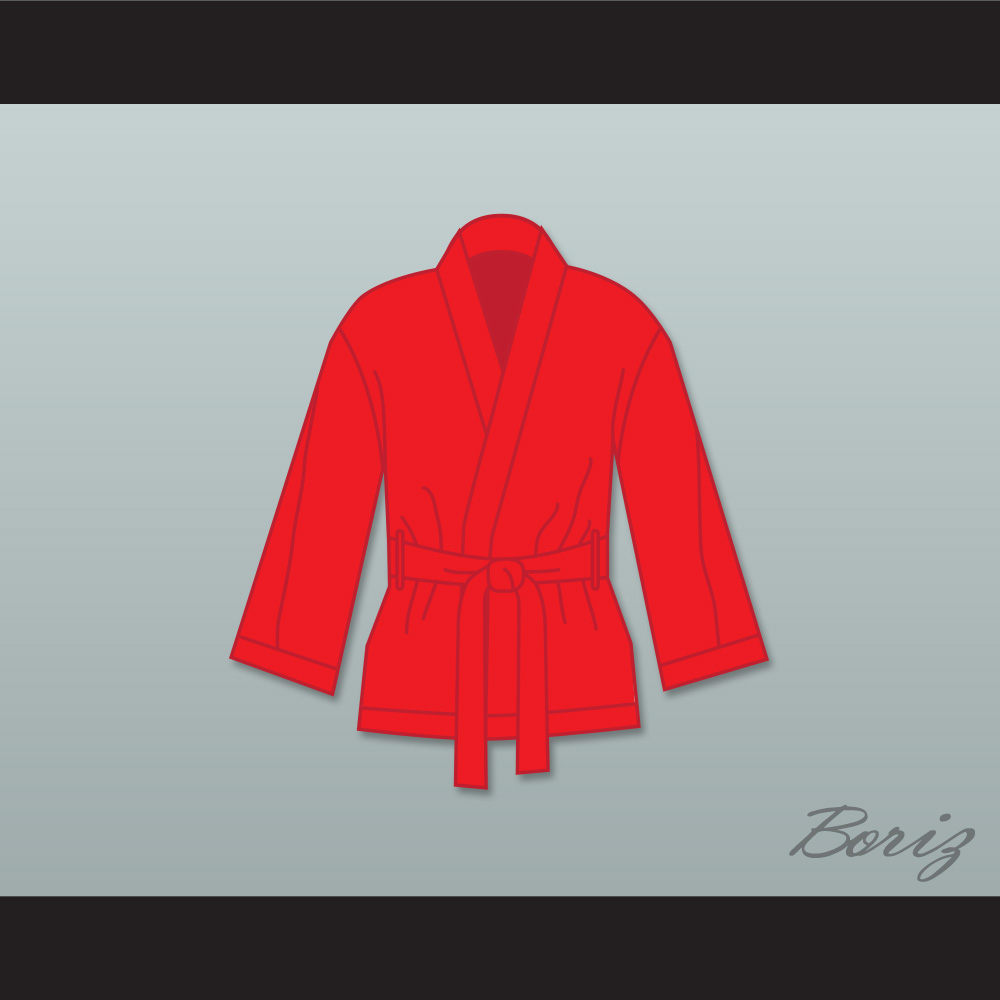Ray Mancini Red Half Robe  1.jpg
