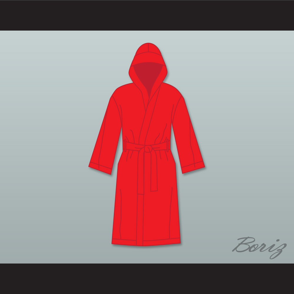 Ray Mancini Red Full Robe Hood 1.jpg