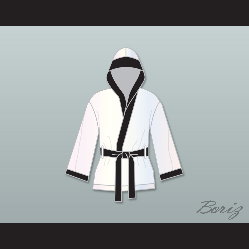 Rubin Carter White Half Robe Hood 1.jpg