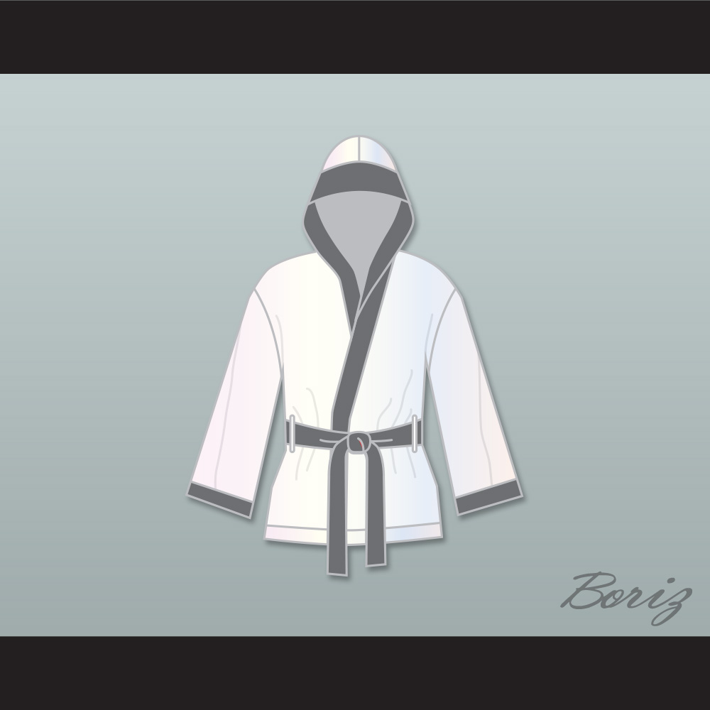 Viktor Drago White Half Robe Hood 1.jpg