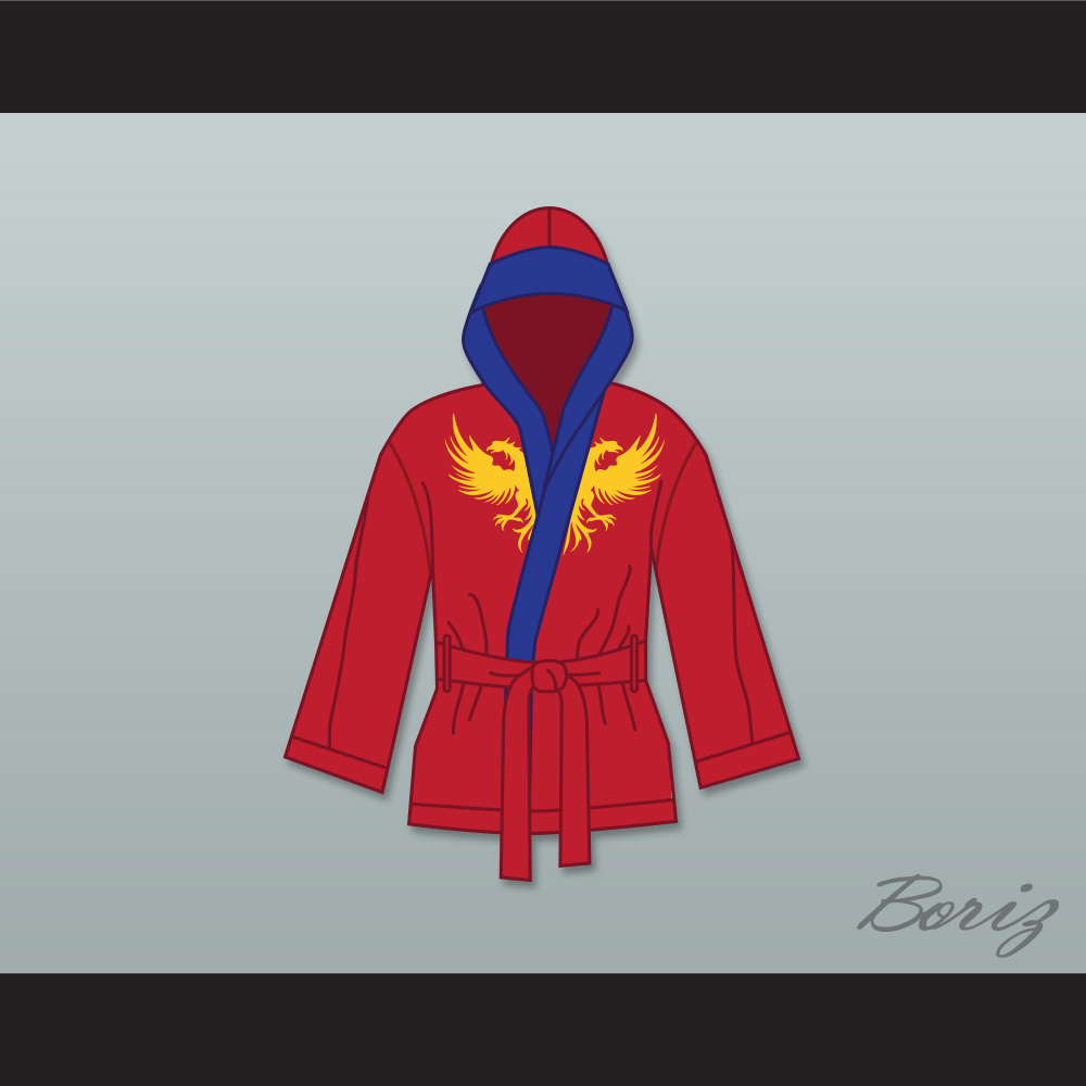Viktor Drago Red Half Robe Hood 1.jpg