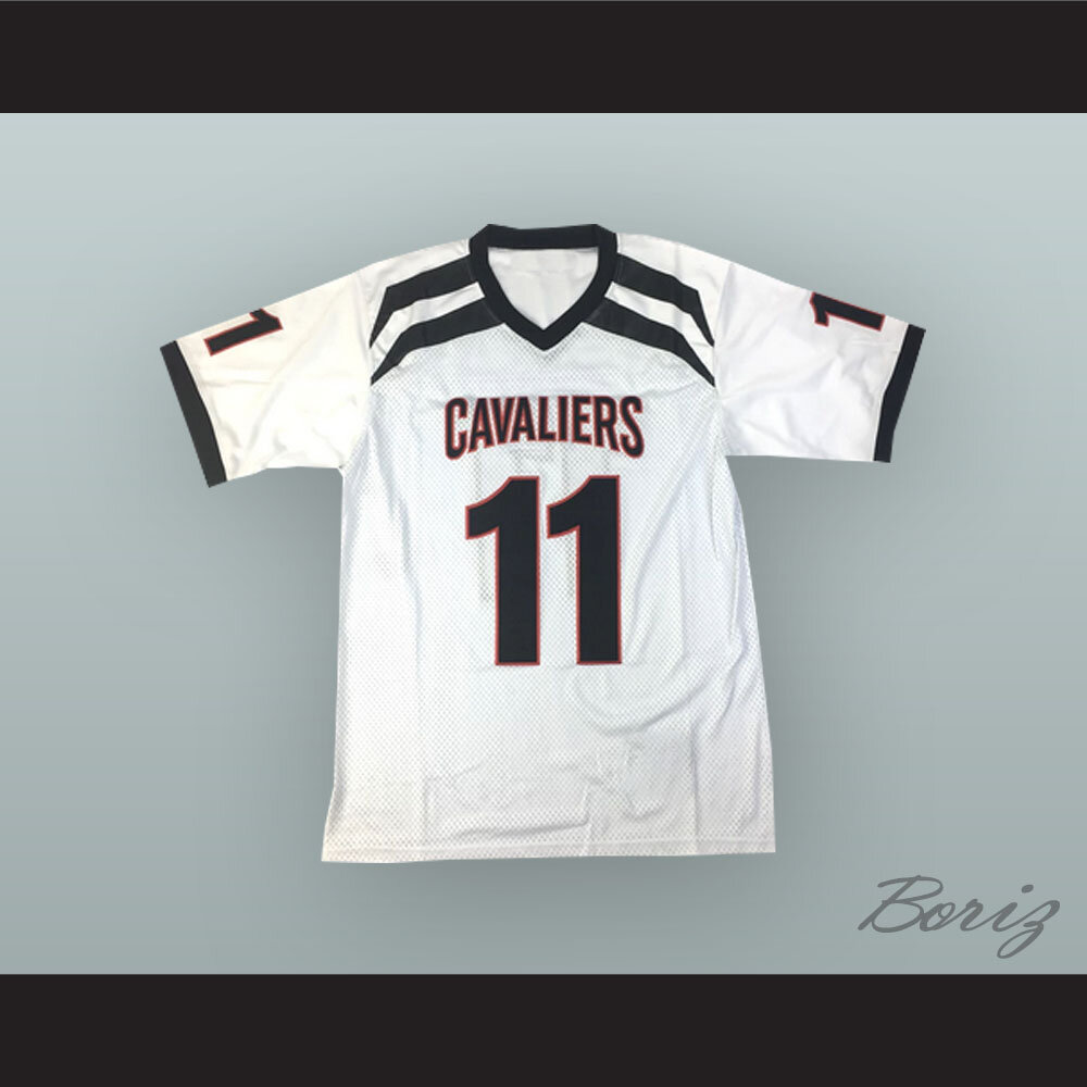 Baker Mayfield 11 Lake Travis High School Cavaliers White 1.jpg