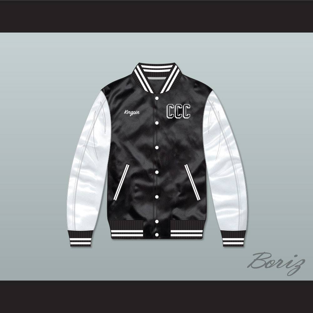 Cartel Kingpin BW Satin Varsity Bomber 1.jpg