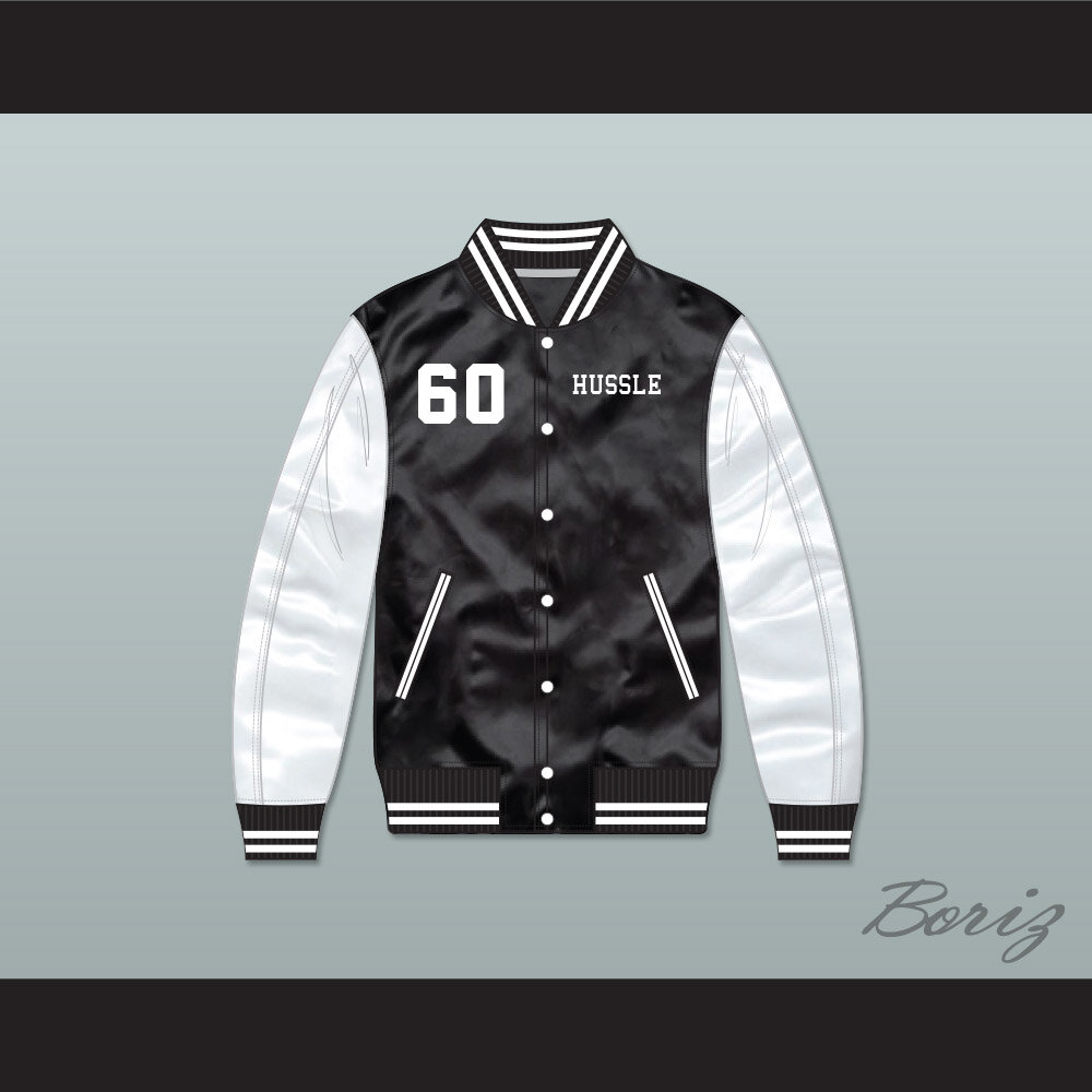 Nipsey Hussle 60 Crenshaw BW Satin Varsity Bomber 1.jpg