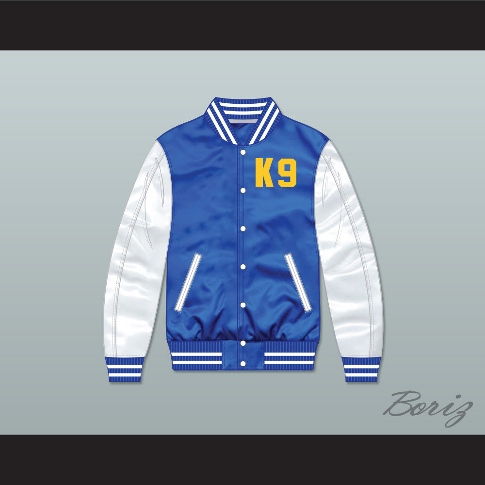 Air Bud Blue Satin Varsity Bomber B 1.jpg