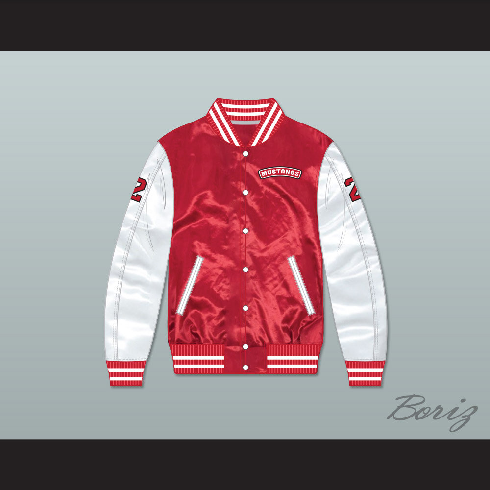 Huey Hewitt 2 Mustangs Red Satin Varsity Bomber 1.jpg