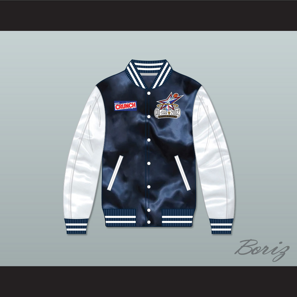 Stars Navy Blue Satin Bomber 1.jpg