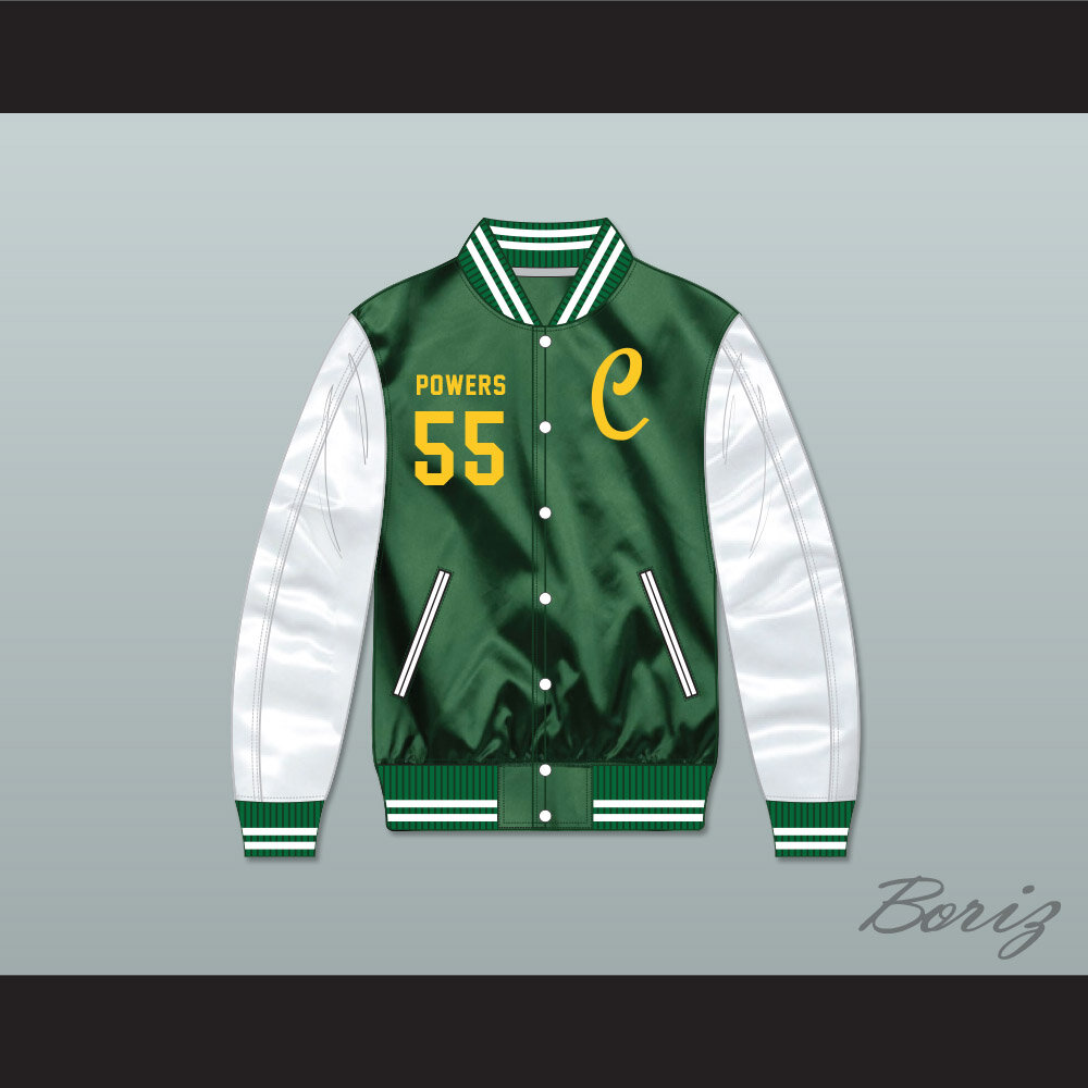 Charros Green Satin Bomber 1.jpg