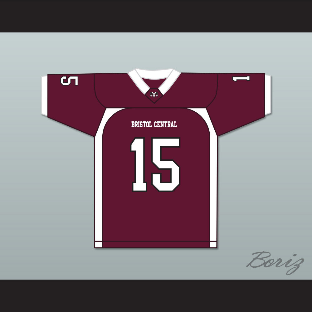 Aaron Hernandez 15 Bristol Central Rams Football Maroon 1.jpg