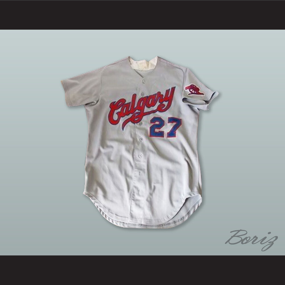 Calgary Cannons 27 Gray Button Down  1.jpg