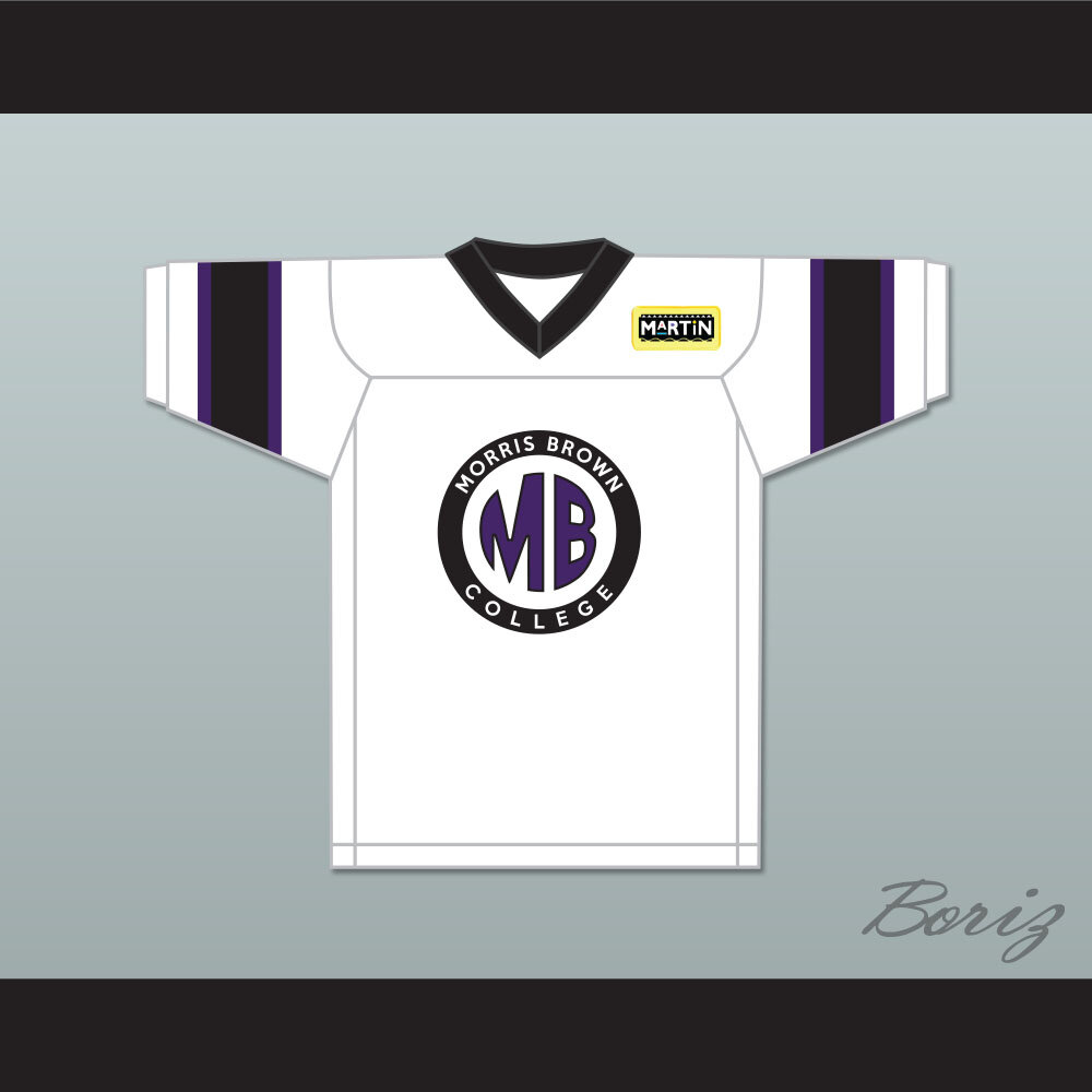 Martin Payne 23 Morris Brown College FB White M Patch  1.jpg