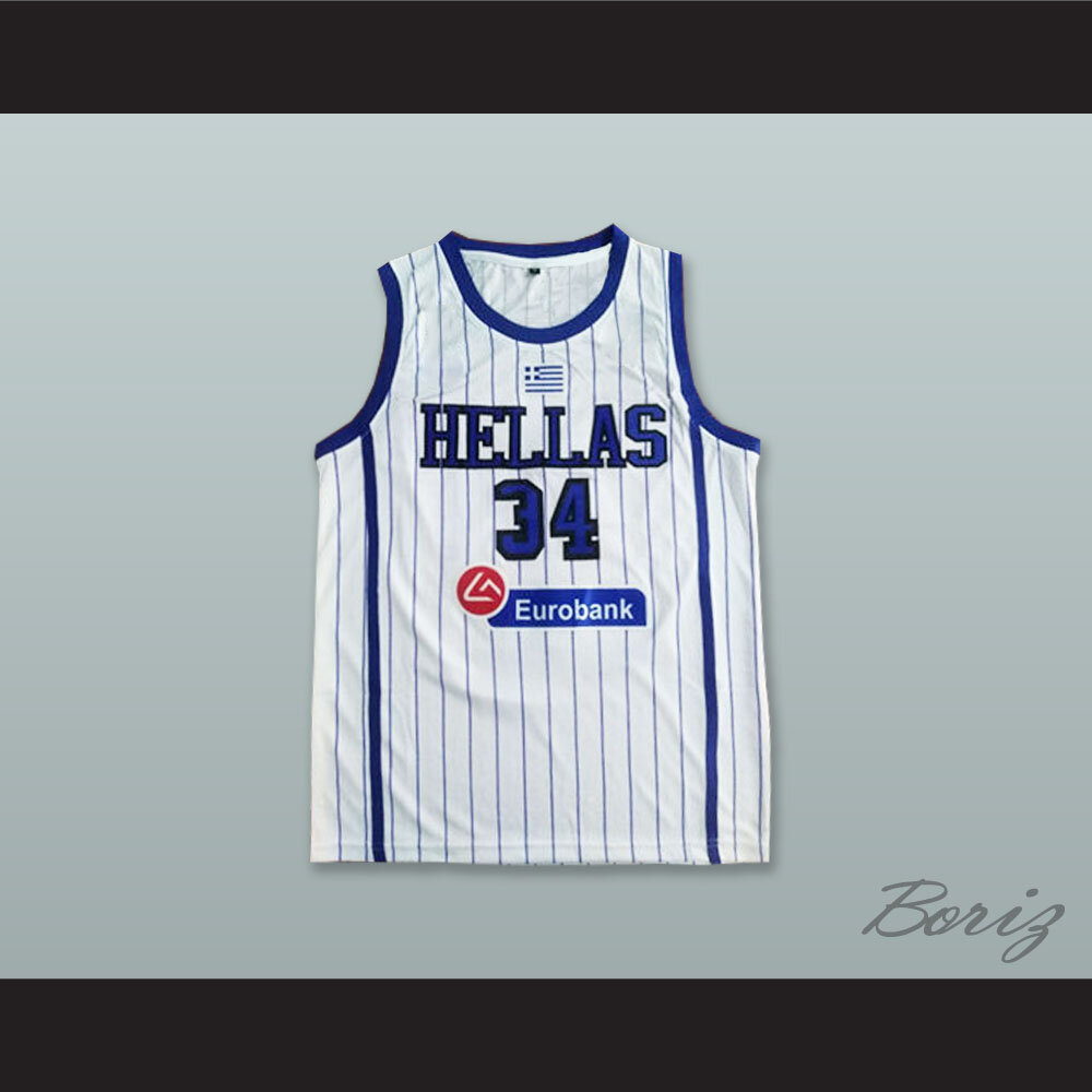 Giannis Antetokounmpo 34 Greece National Team Pinstriped  1.jpg