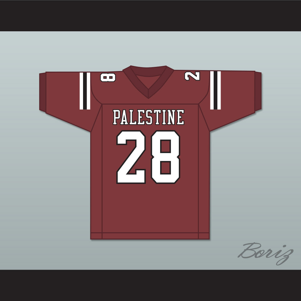 Adrian Peterson 28 Palestine High School Wildcats Maroon 2  1.jpg