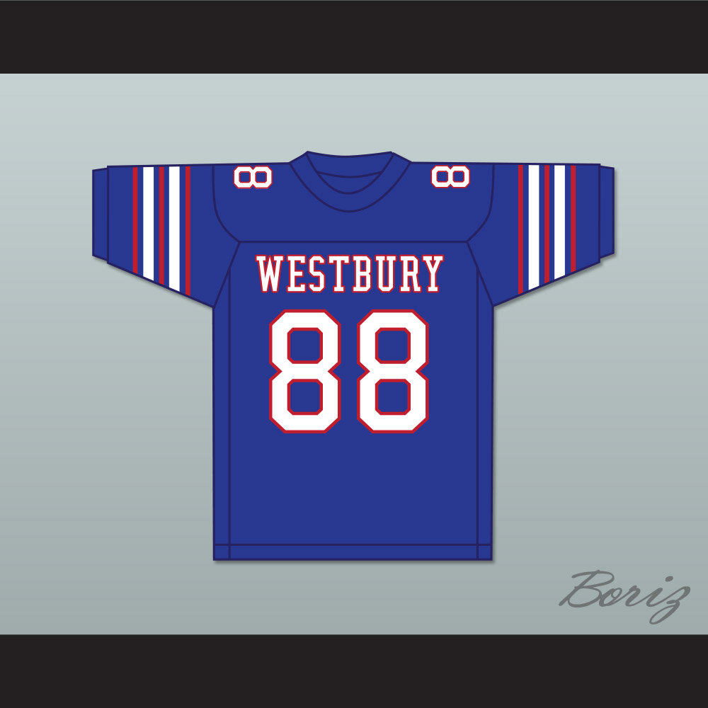 Michael Strahan 88 Westbury High School Huskies Blue  1.jpg