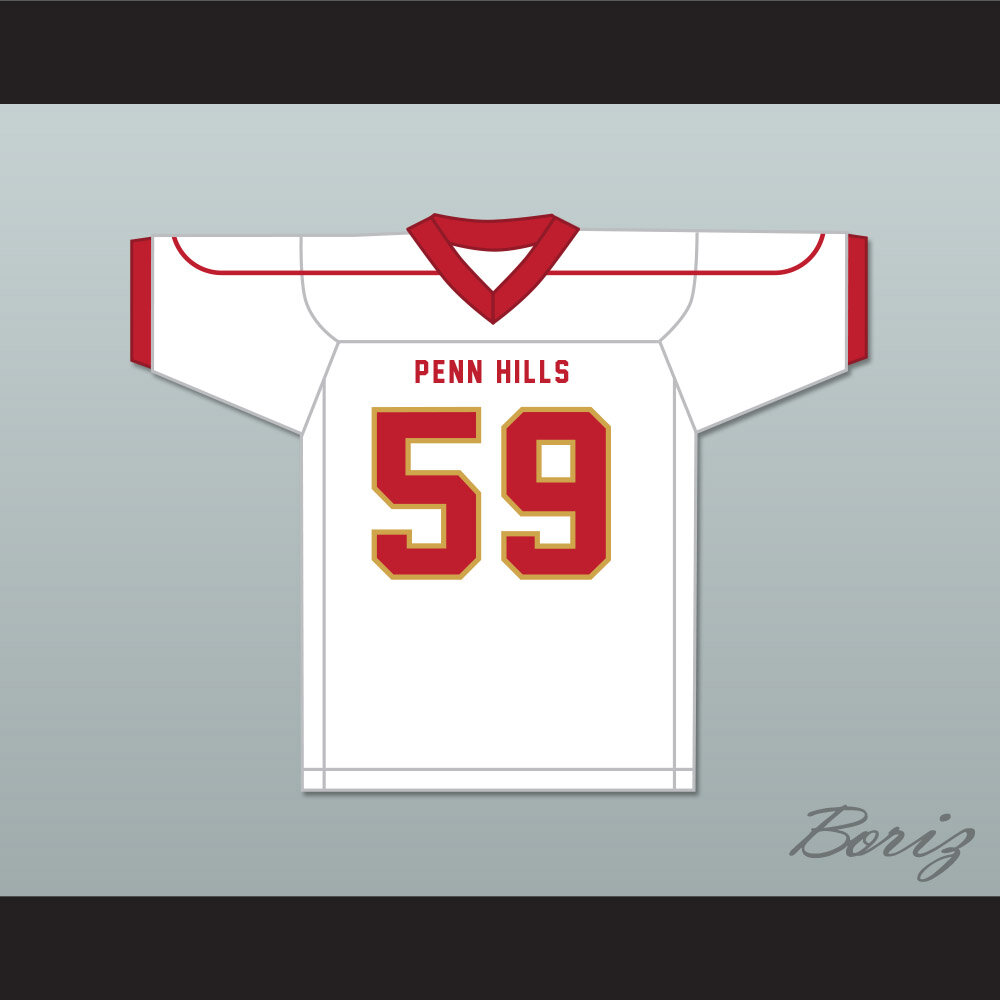 Aaron Donald 59 Penn Hills High School Indians White  1.jpg