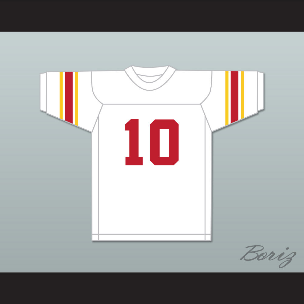 Fran Tarkenton 10 Clarke Central High School Gladiators White 1  1.jpg