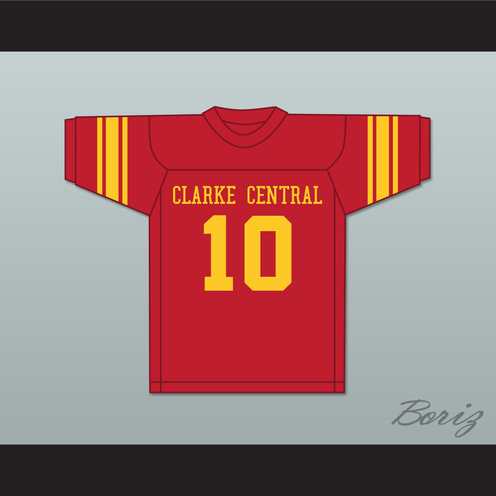 Fran Tarkenton 10 Clarke Central High School Gladiators Red 2  1.jpg