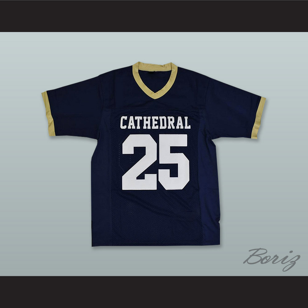 Terry McLaurin 25 Cathedral High School  Leprechauns Navy Blue 1.jpg