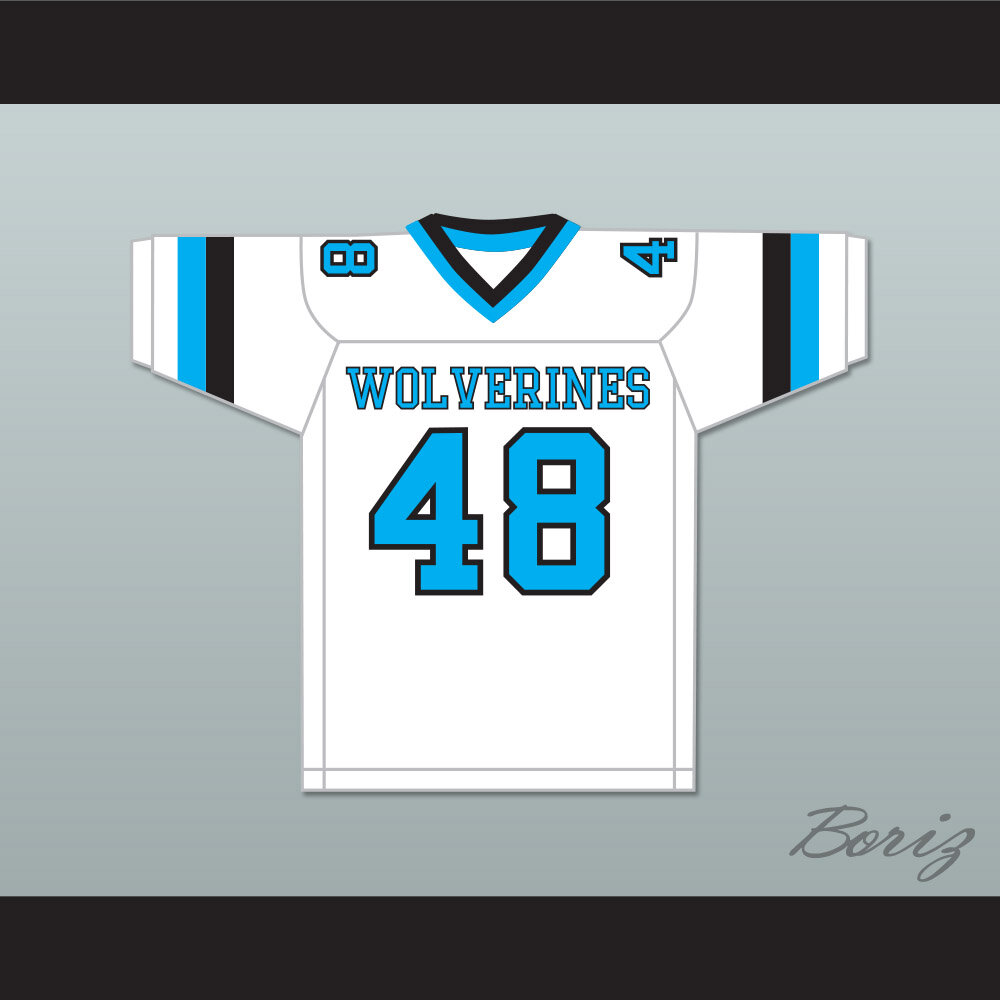 Rob Gronkowski 48 Woodland Hills High School Wolverines White 1  1.jpg