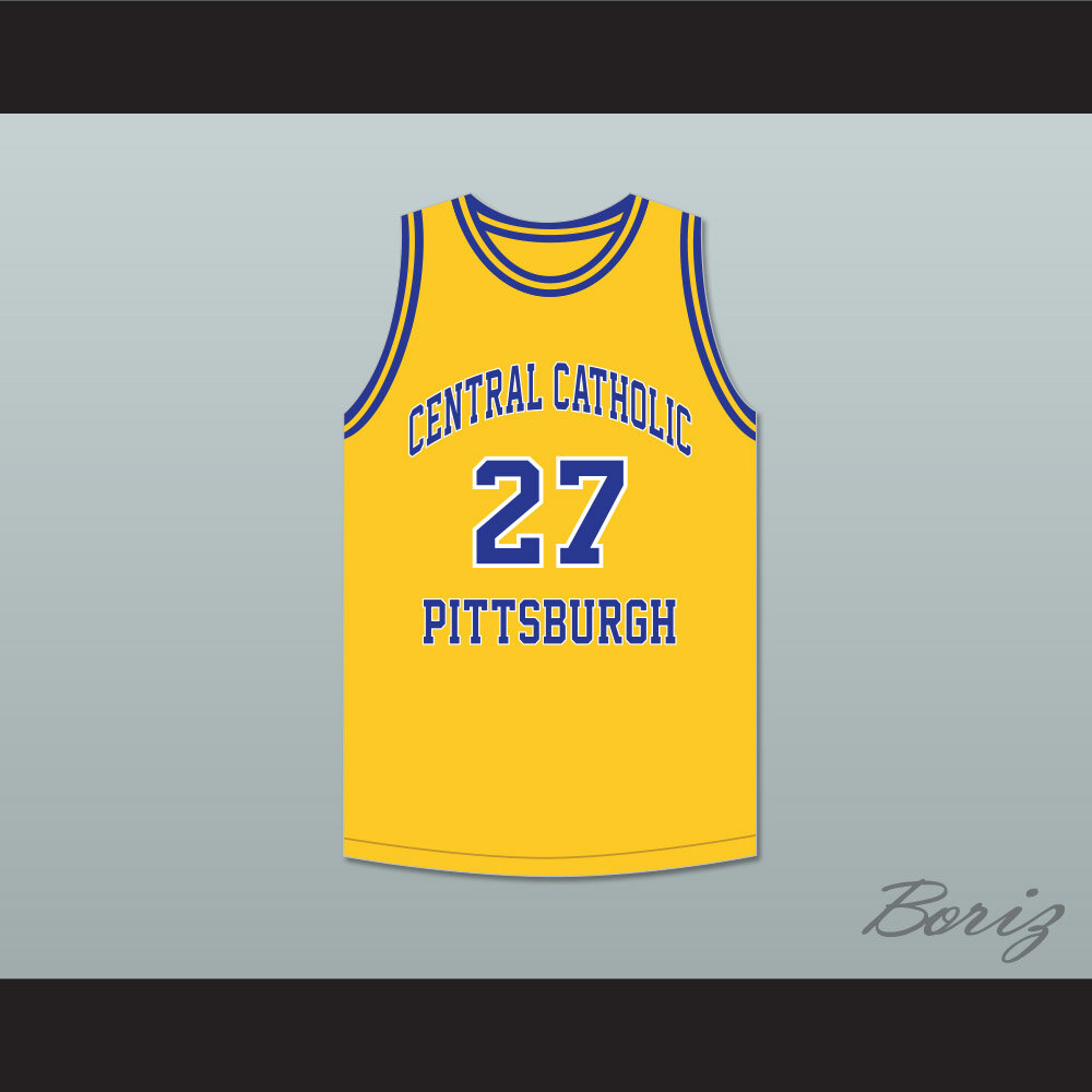 Jack Twyman 27 Central Catholic High School Pittsburgh Vikings Yellow Gold 1.jpg