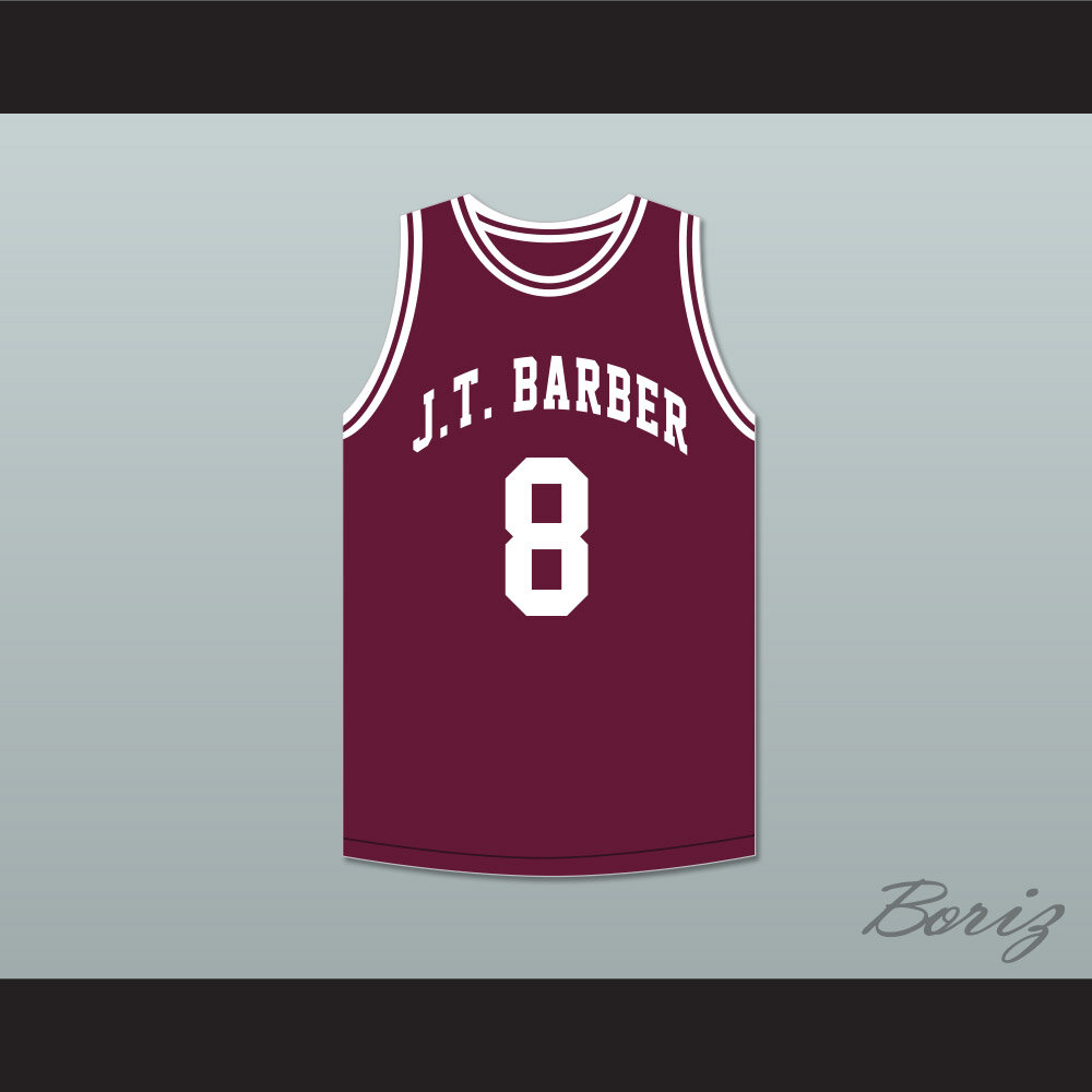 Walt Bellamy 8 J.T. Barber High School Warriors Maroon  1.jpg