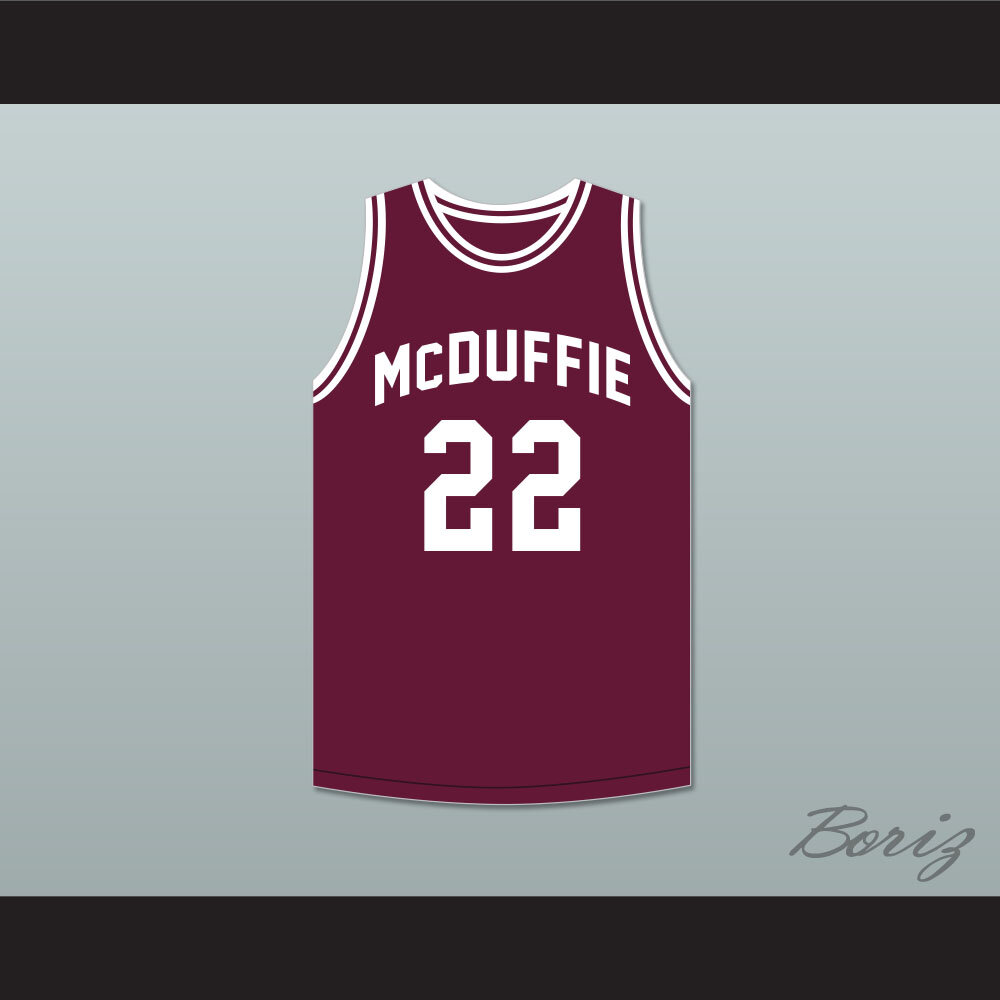 Larry Nance 22 McDuffie High School Fighting Scots Maroon  1.jpg