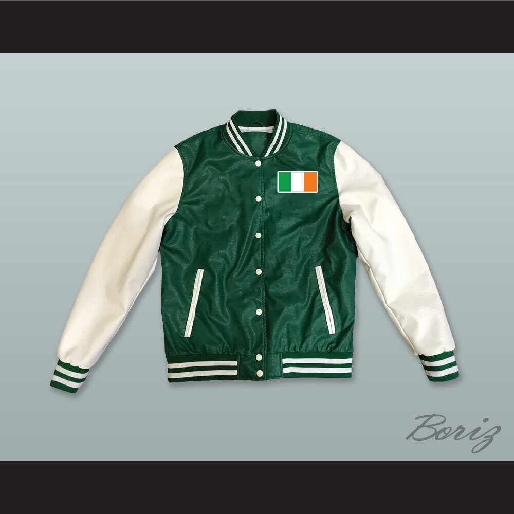 Ireland Green and White Lab Leather Varsity Jacket  1.jpg