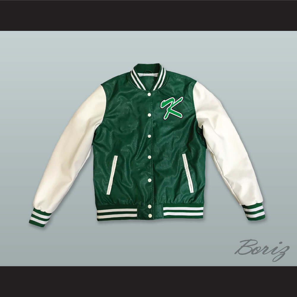 Kekambas Green and White Lab Leather Varsity Jacket 1 1.jpg