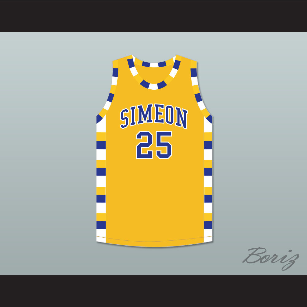 Benji 25 Simeon Career Academy Wolverines Yellow Gold  1.jpg