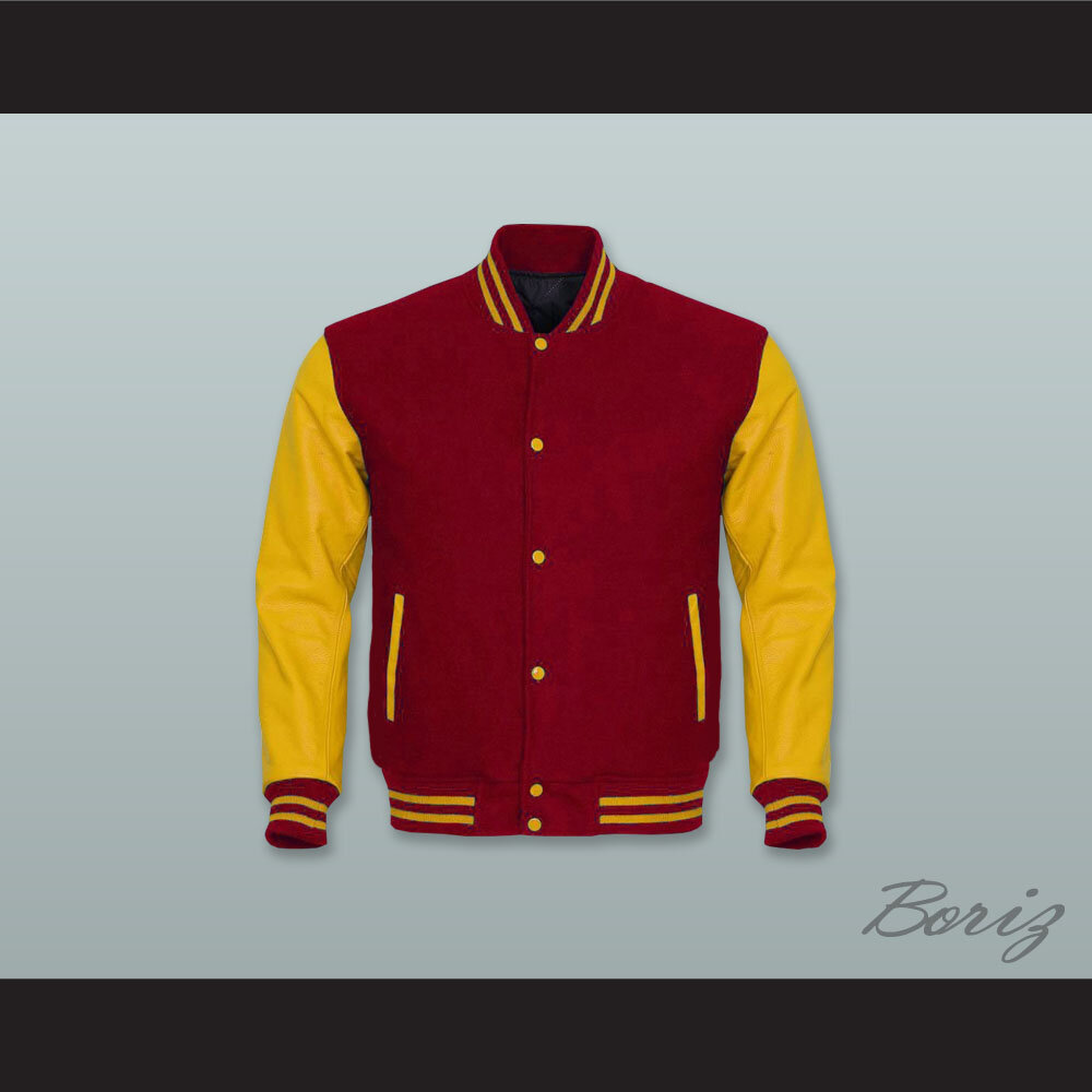 Red and Yellow Wool with Lab Leather Varsity Letterman Jacket 1.jpg