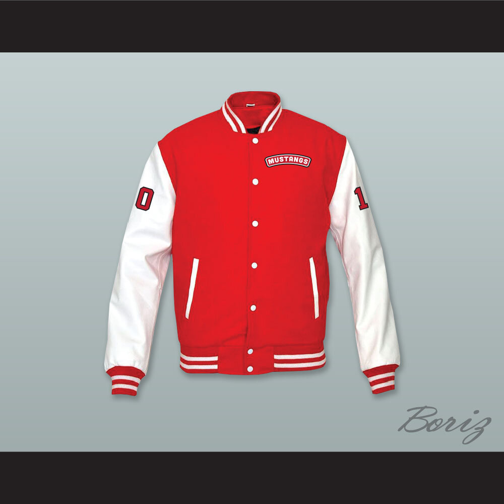 Dean Youngblood 10 Hamilton Mustangs Red Wool and White Lab Leather Varsity Letterman Jacket  1.jpg
