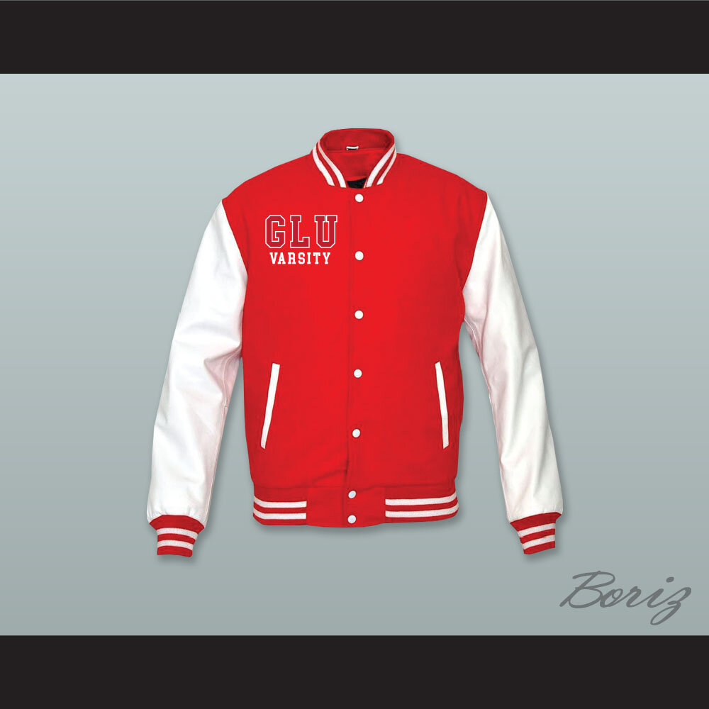 Grand Lakes University Hooters Red Wool and White Lab Leather Varsity Letterman Jacket  1.jpg