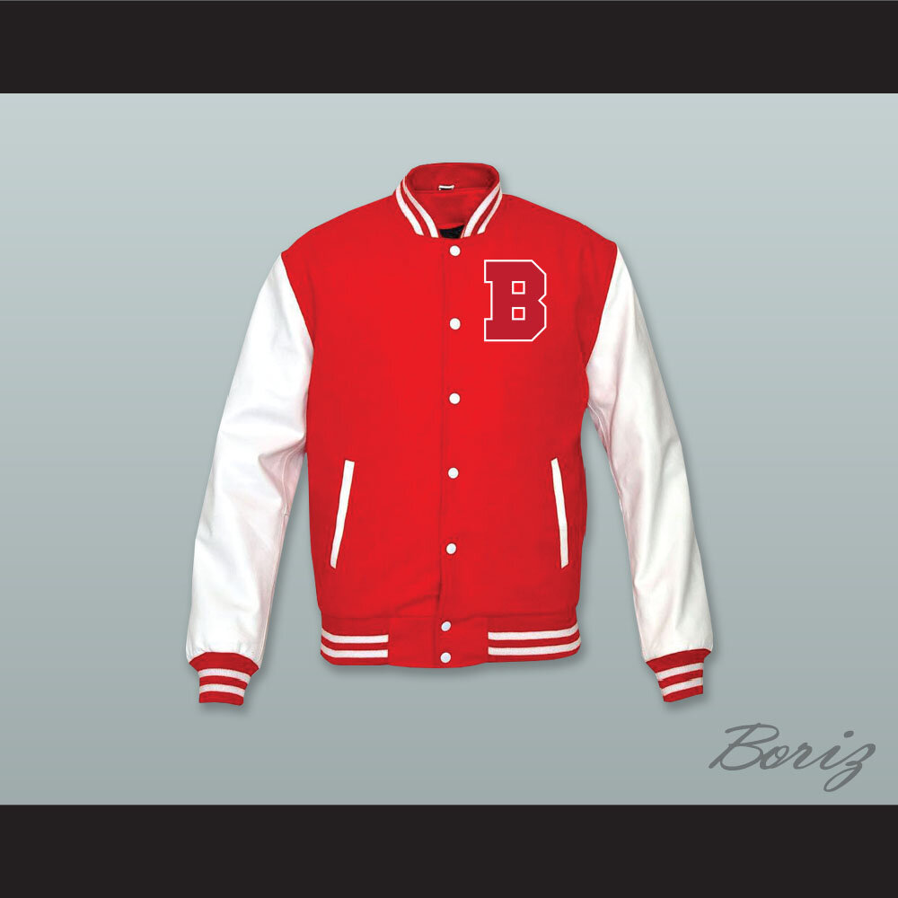 Justin Bieber Believe Red Wool and White Lab Leather Varsity Letterman Jacket  1.jpg