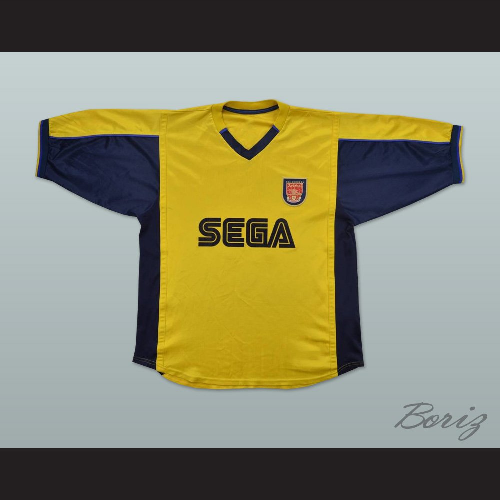 1999-01 Logie 10 Arsenal London Yellow 1.jpg