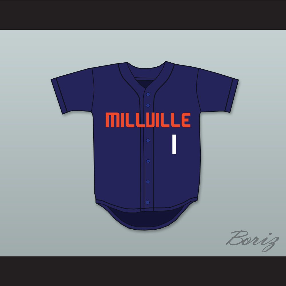Mike Trout 1 Millville Senior High School Thunderbolts Navy Blue 1.jpg
