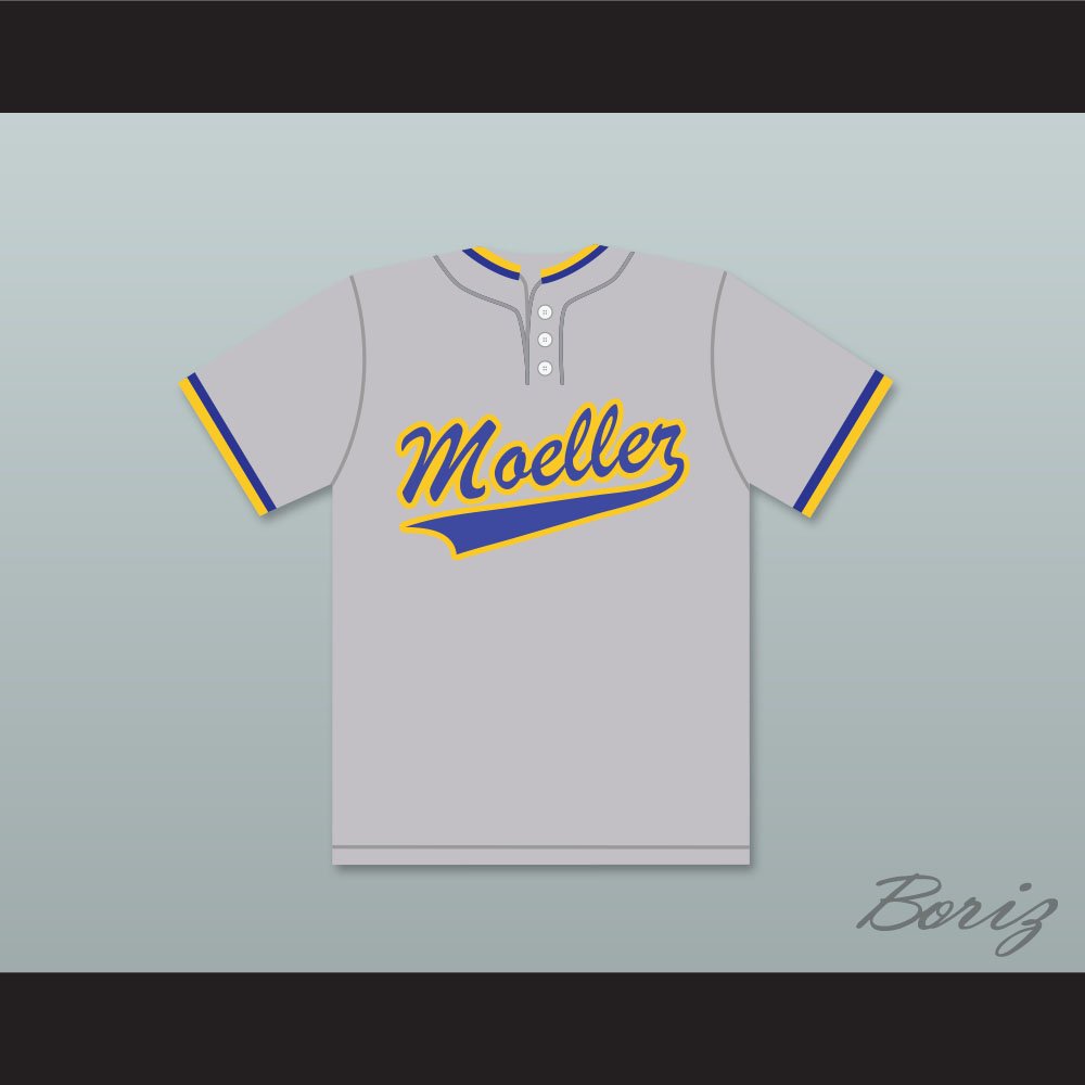 Ken Griffey Jr. 24 Archbishop Moeller High School Crusaders Gray 1.jpg