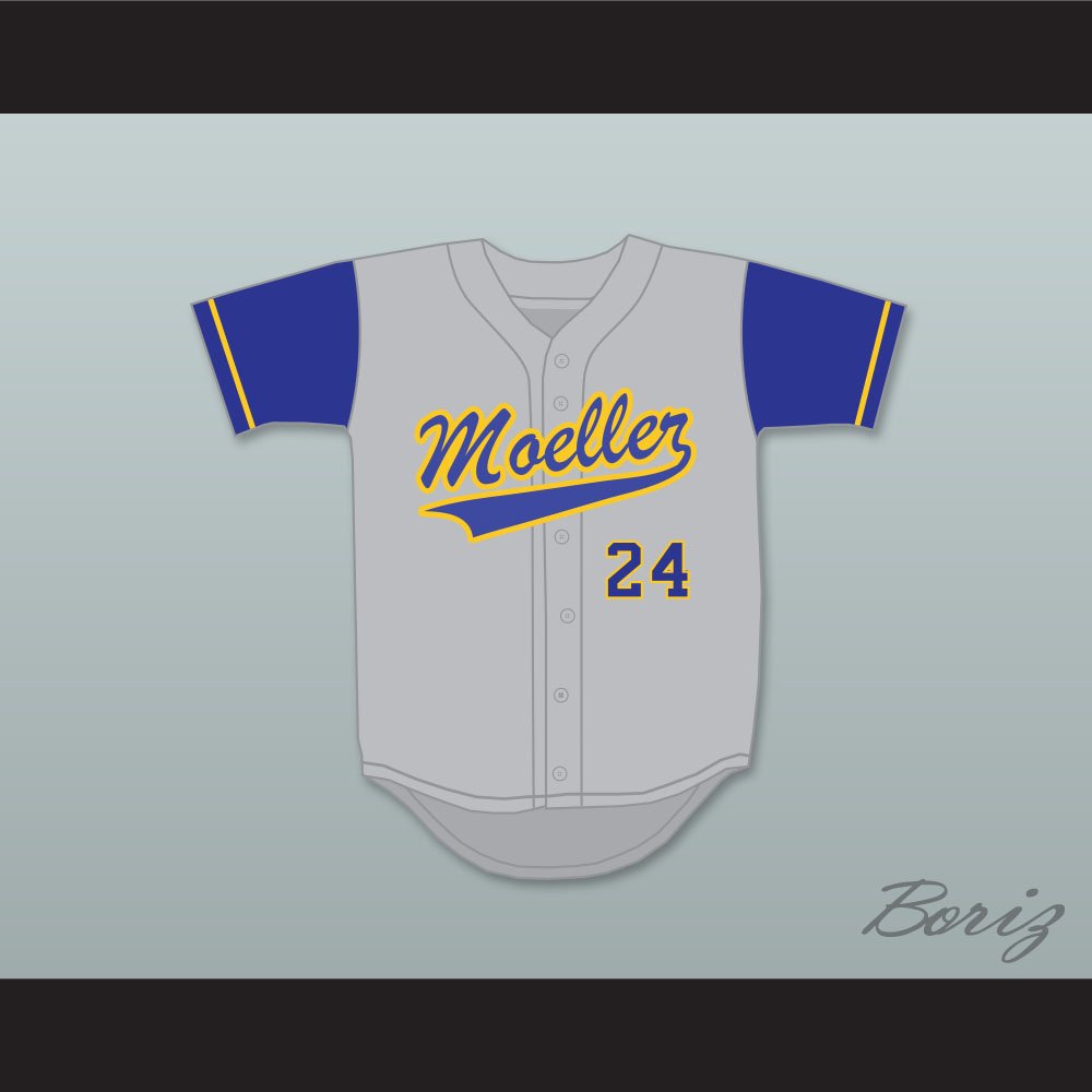 Ken Griffey Jr. 24 Archbishop Moeller High School Crusaders Gray 2 NN 1.jpg