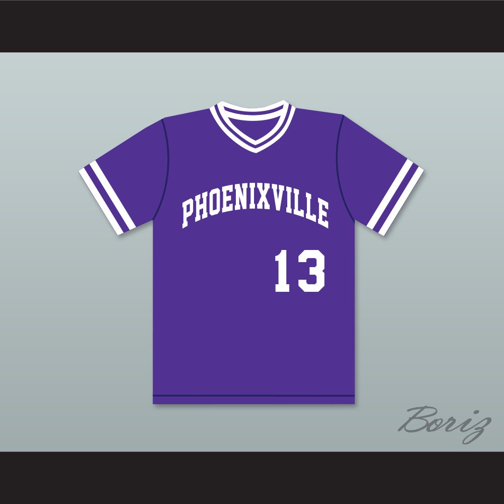 Mike Piazza 13 Phoenixville Area High School Phantoms Purple 1.jpg