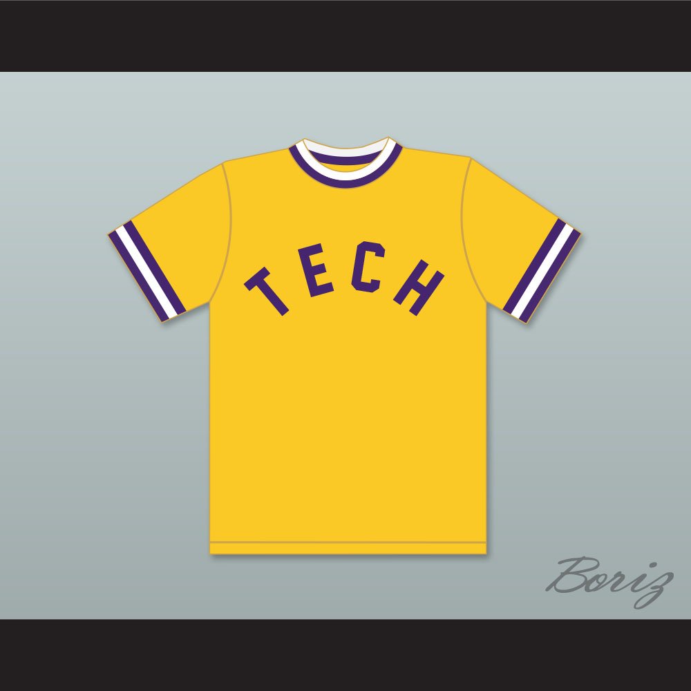 Ricky Henderson 24 Oakland Technical High School Bulldogs Yellow 1.jpg