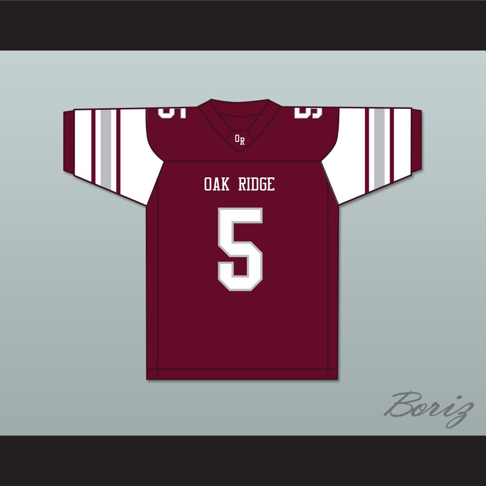 Tee Higgins 5 Oak Ridge High School Wildcats Maroon NN 1.jpg