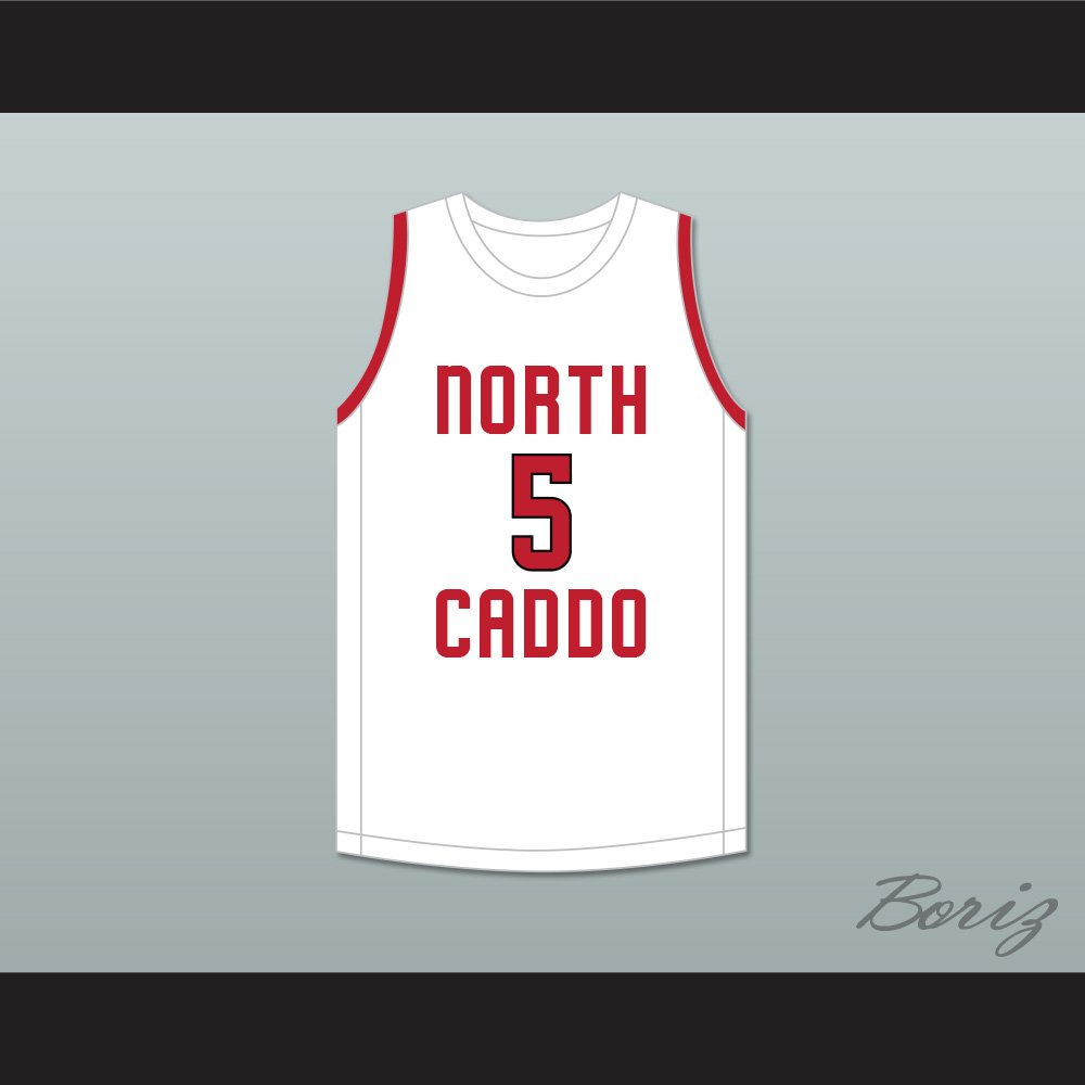 Robert Williams III 5 North Caddo High School Titans White 1.jpg