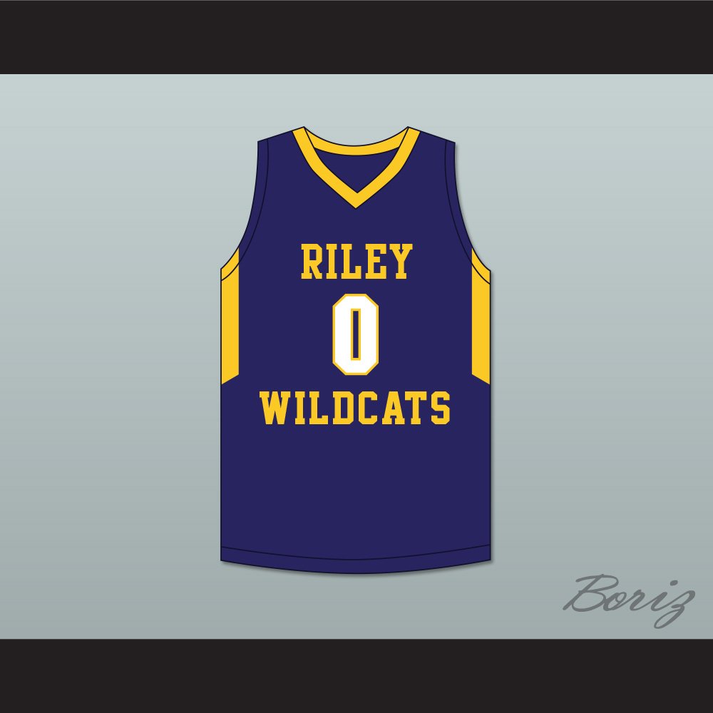 Blake Wesley 0 James Whitcomb Riley High School Wildcats Navy Blue NN 1.jpg