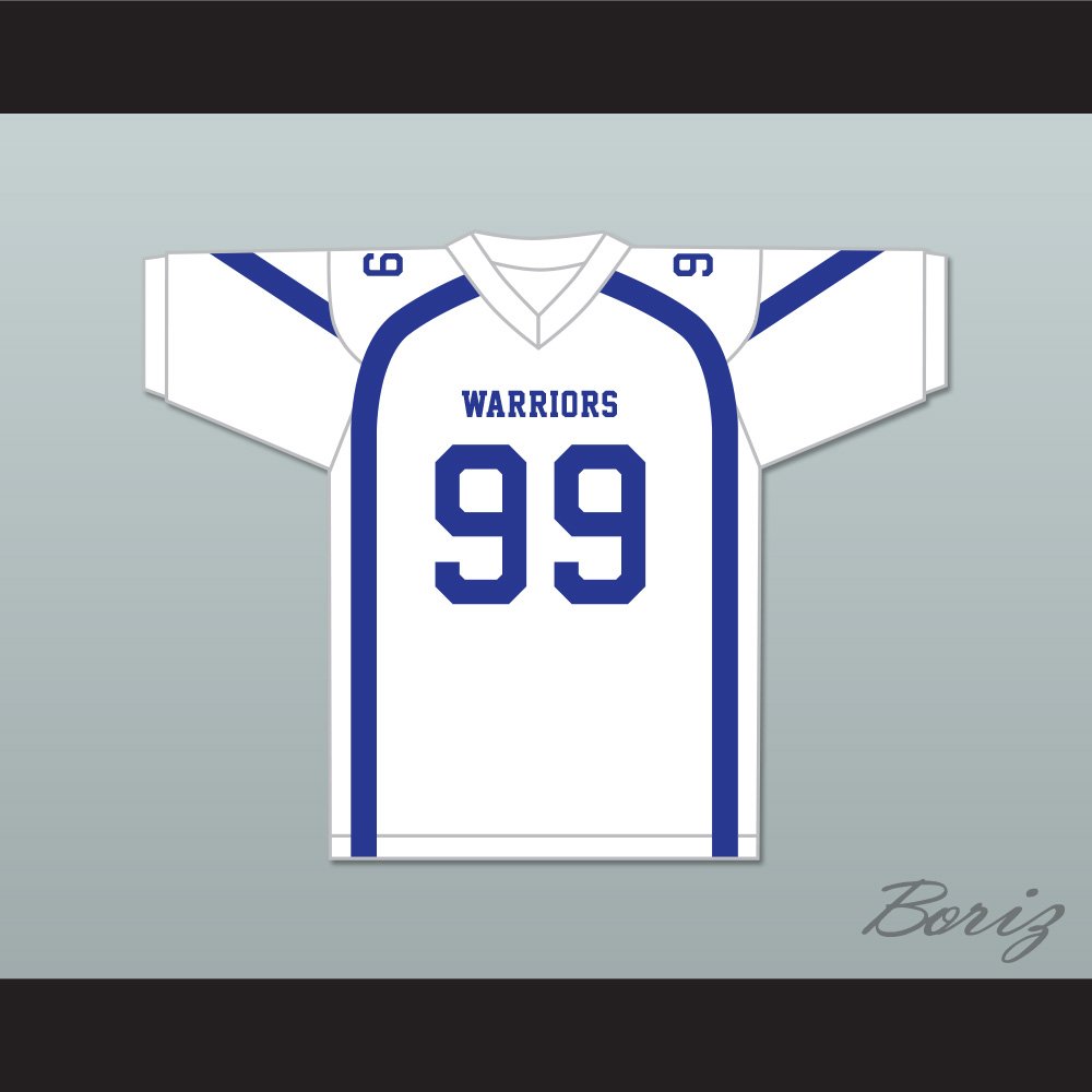 Nate George 99 Liberty Christian School Warriors White 1.jpg